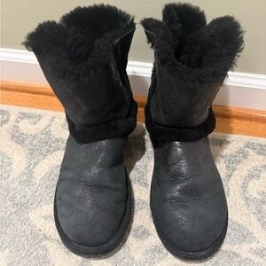 UGG Australia Womens Airehart Buckle Boots Black sz 8